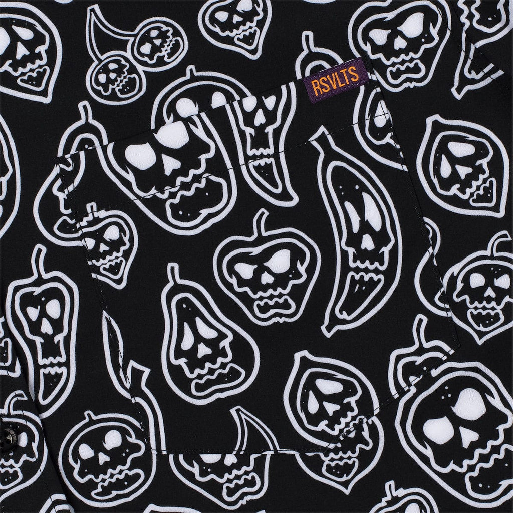 RSVLTS Bad Seed KUNUFLEX Short Sleeve Shirt in Black — detail 4