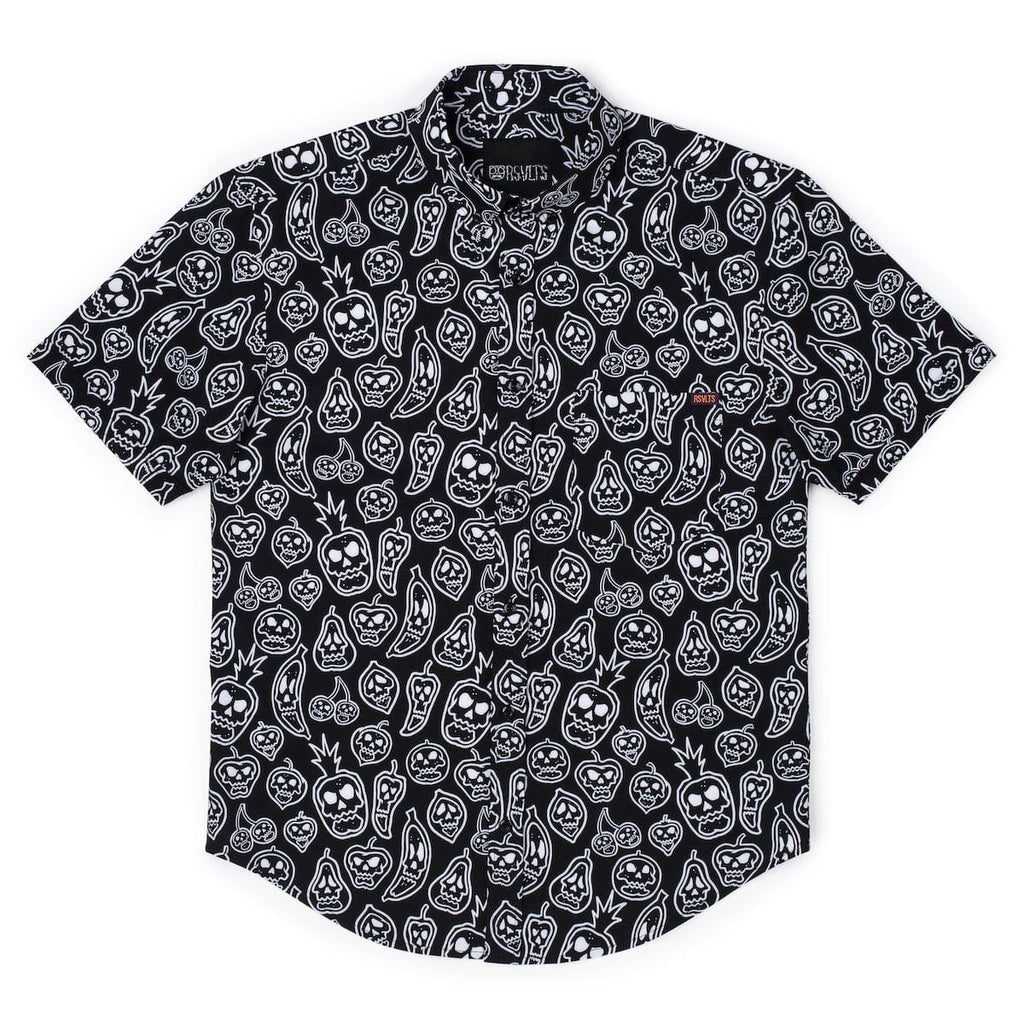 RSVLTS Bad Seed KUNUFLEX Short Sleeve Shirt in Black — detail 5