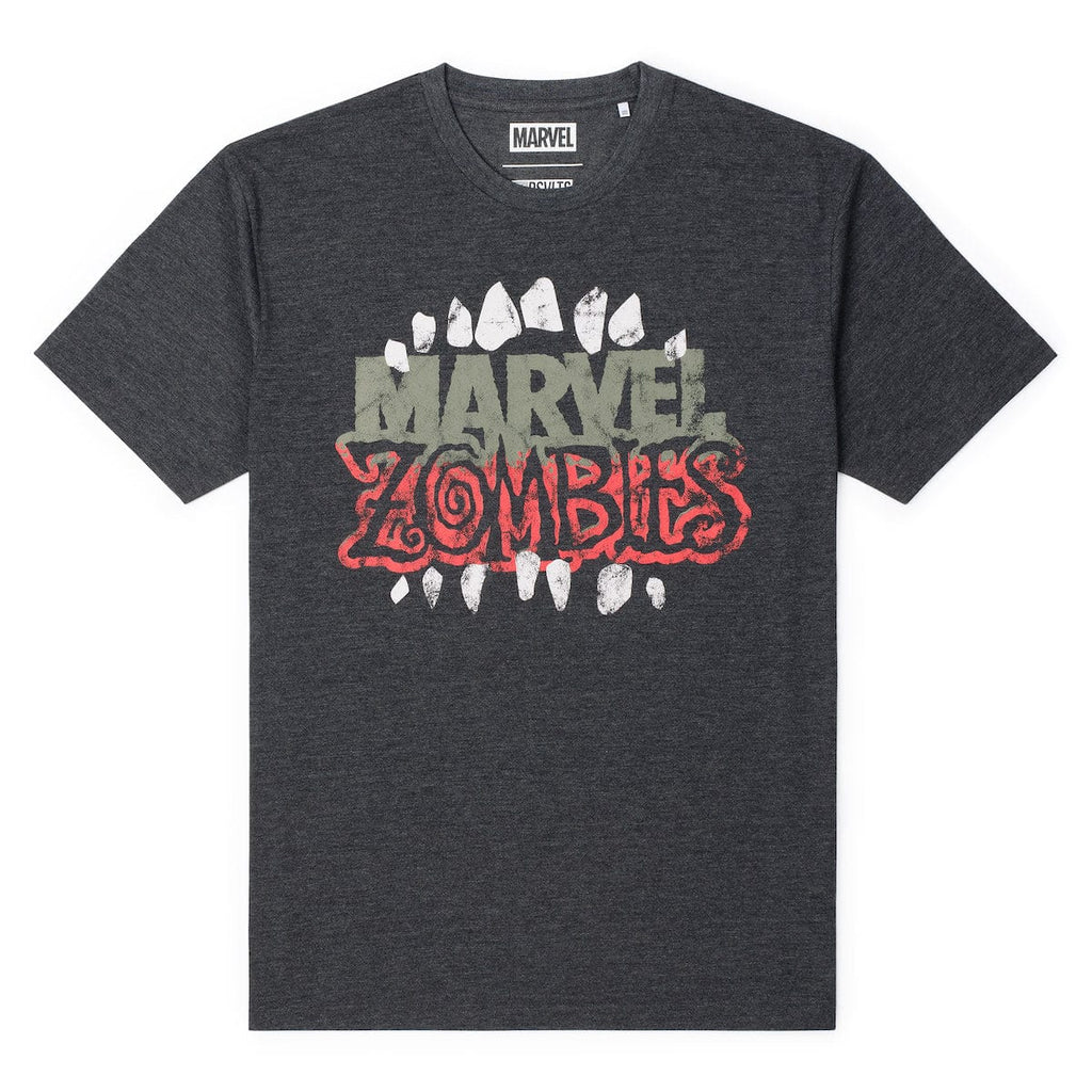 RSVLTS Bite Club Crewneck Tee in Gray — front view