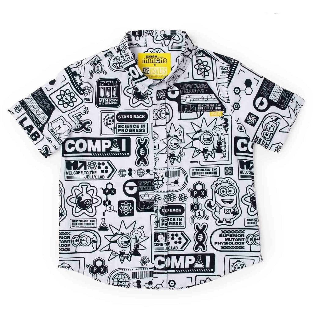 RSVLTS Zero Days Without Accident Preschool KUNUFLEX Short Sleeve Shirt in Black — detail 2