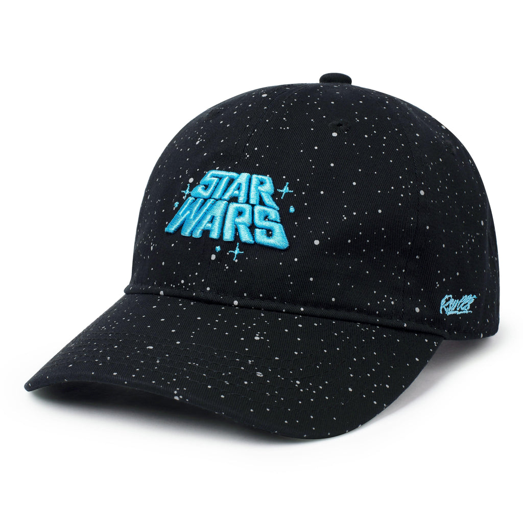 RSVLTS Retro ‘77 (Galaxy) Dad Hat in Black — front view