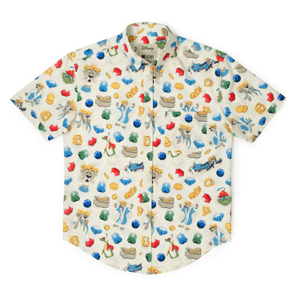 RSVLTS John the Worst KUNUFLEX Short Sleeve Shirt in Neutral — detail 8