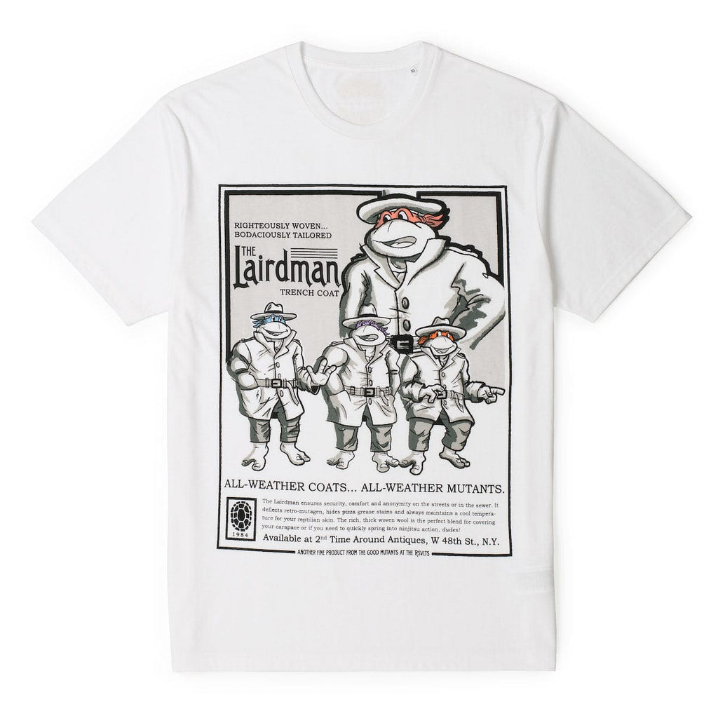 RSVLTS The Lairdman Crewneck Tee in White — front view