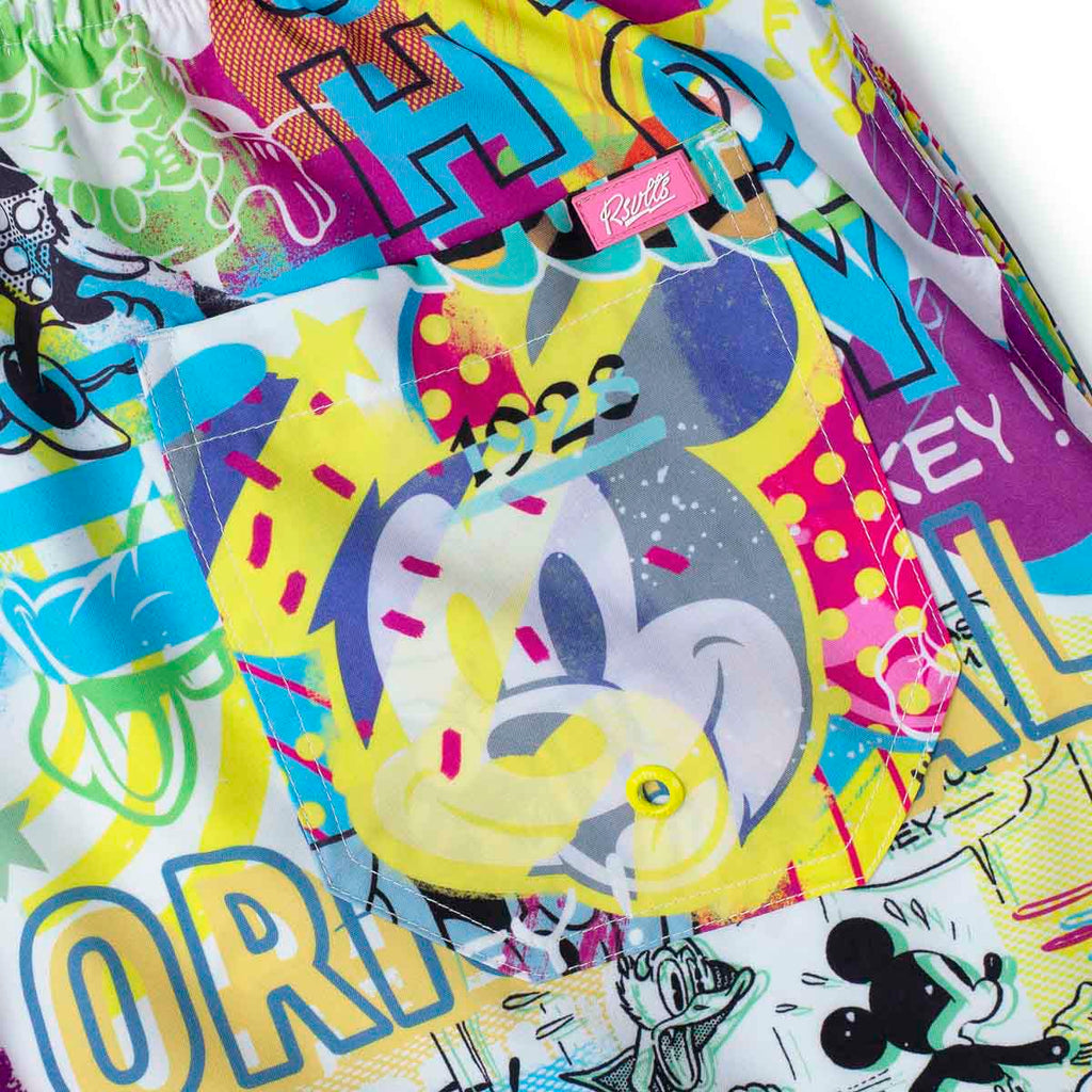 RSVLTS Pop Art Party Hybrid Shorts in Multicolor — detail 4