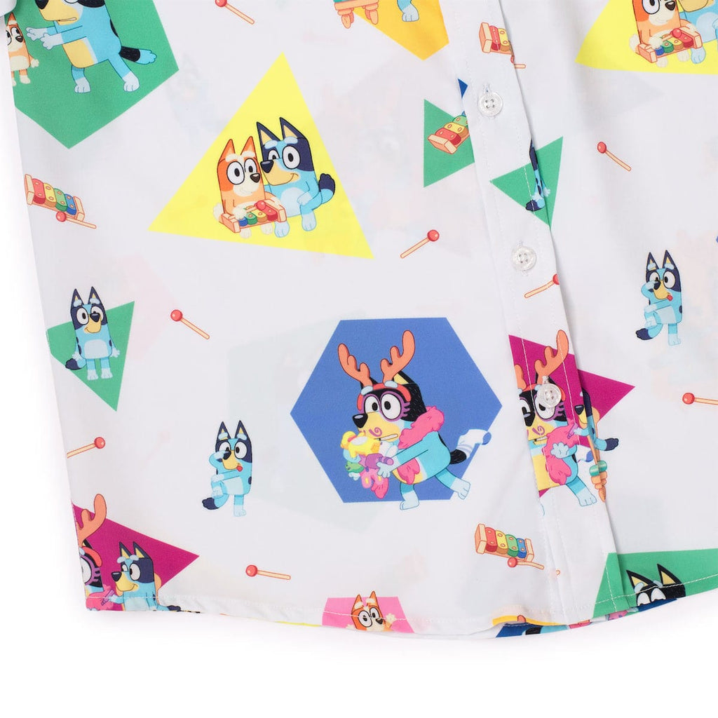 RSVLTS Magic Xylophone Youth KUNUFLEX Short Sleeve Shirt in Multicolor — detail 5
