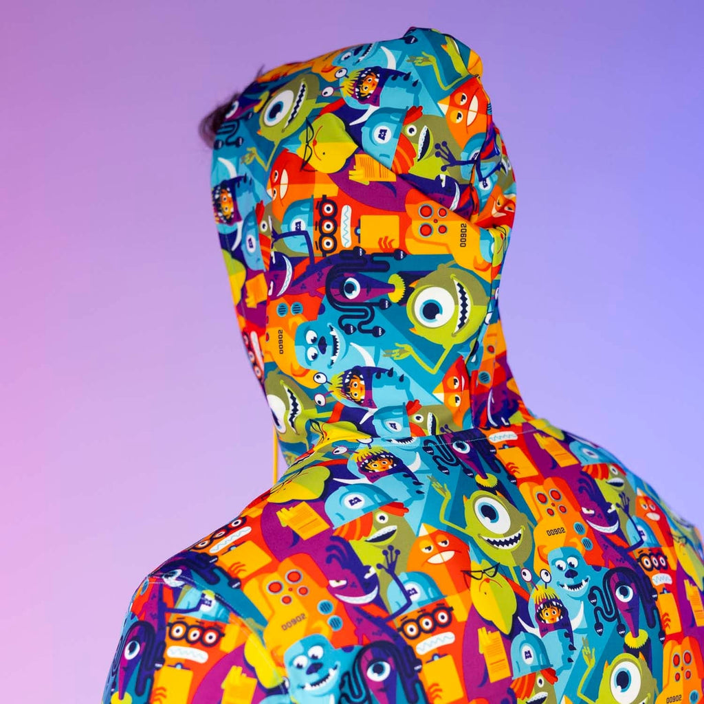 RSVLTS The Scare Floor Performance Hoodie in Multicolor — detail 5