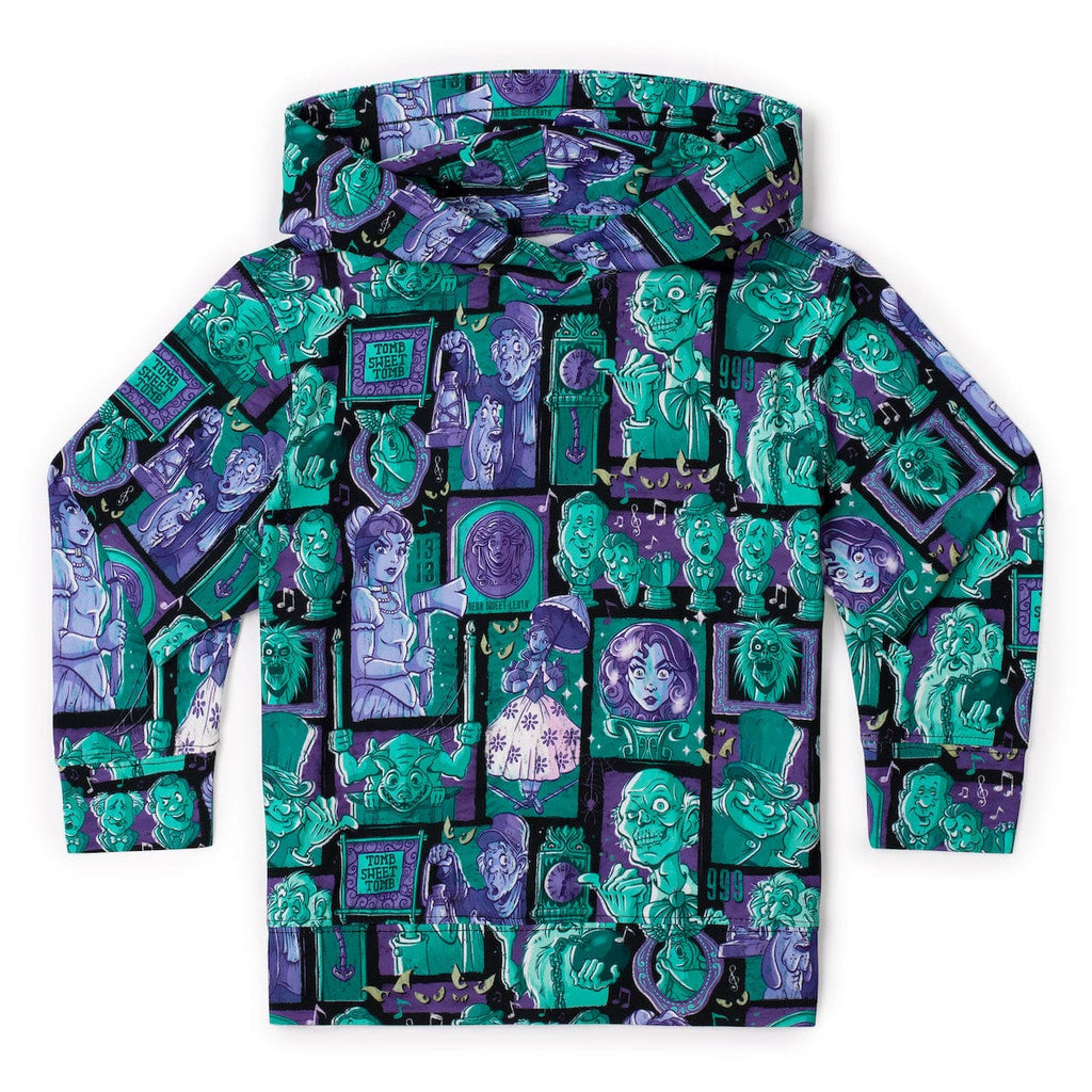 RSVLTS Haunted Houseguests Preschool Performance Hoodie in Blue — detail 2