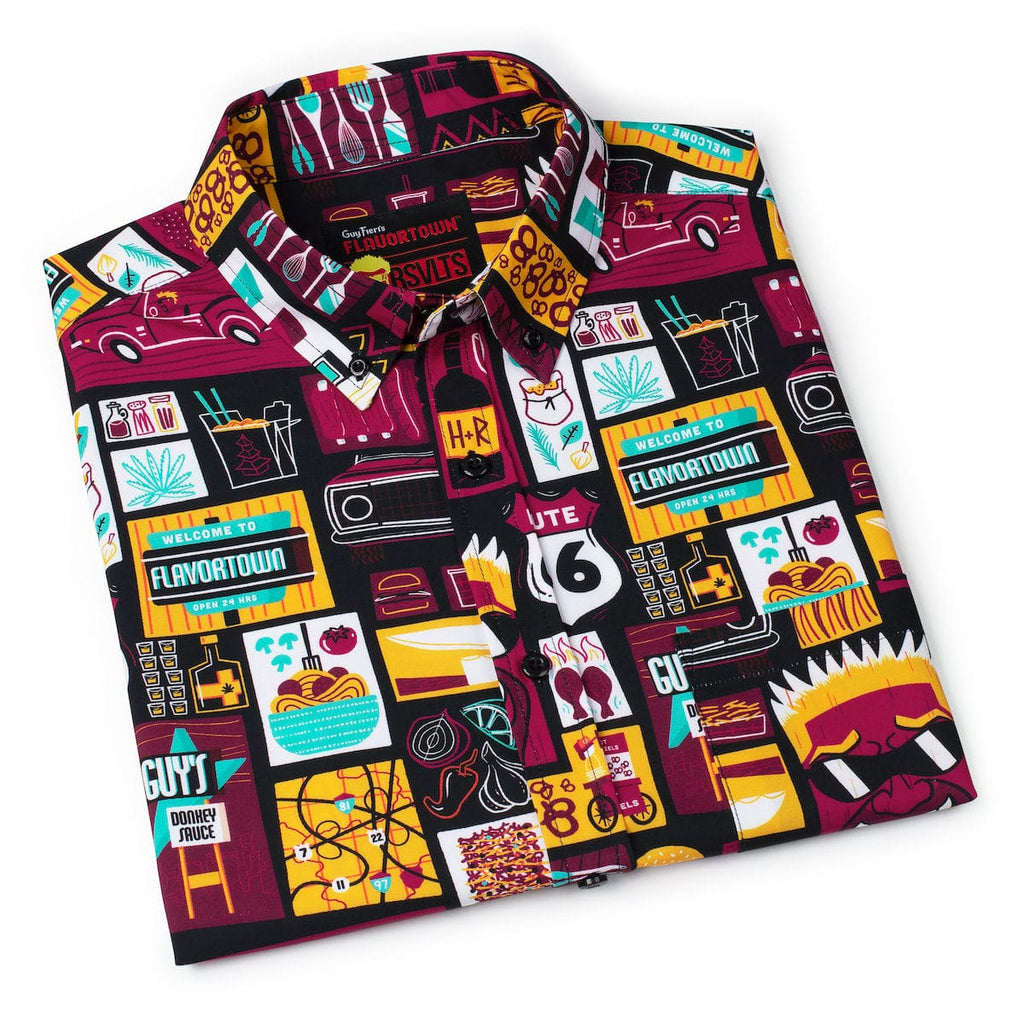 RSVLTS Rollin' Out KUNUFLEX Short Sleeve Shirt in Multicolor — detail 10