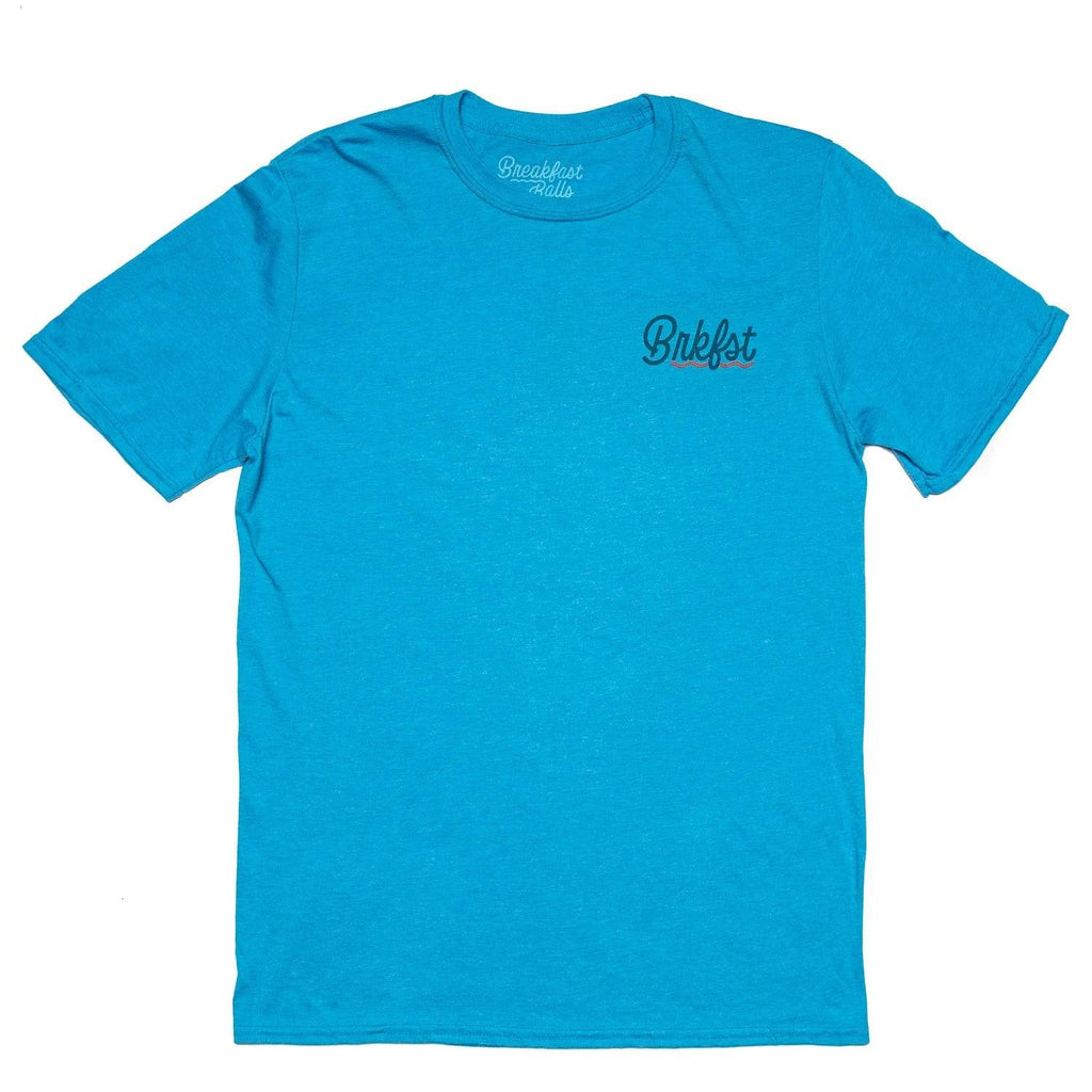 RSVLTS BRKFST Hole In One Crewneck Tee in Blue — detail 2