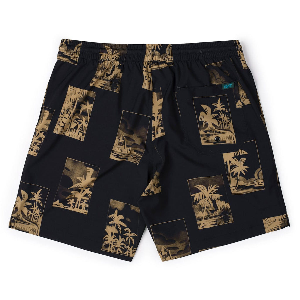 RSVLTS Golden Hour Hybrid Shorts in Black — detail 6