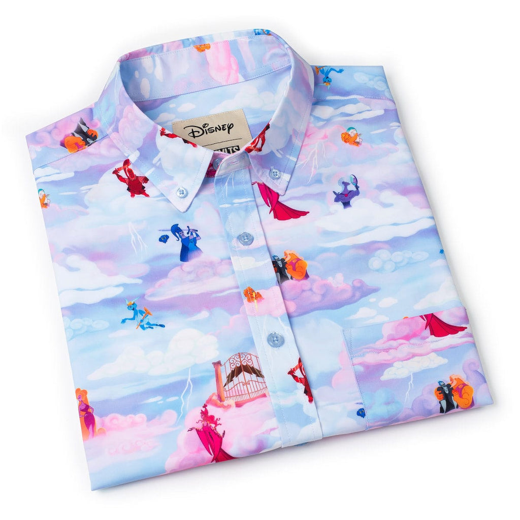 RSVLTS Pantheon Party KUNUFLEX Short Sleeve Shirt in Pink — detail 13