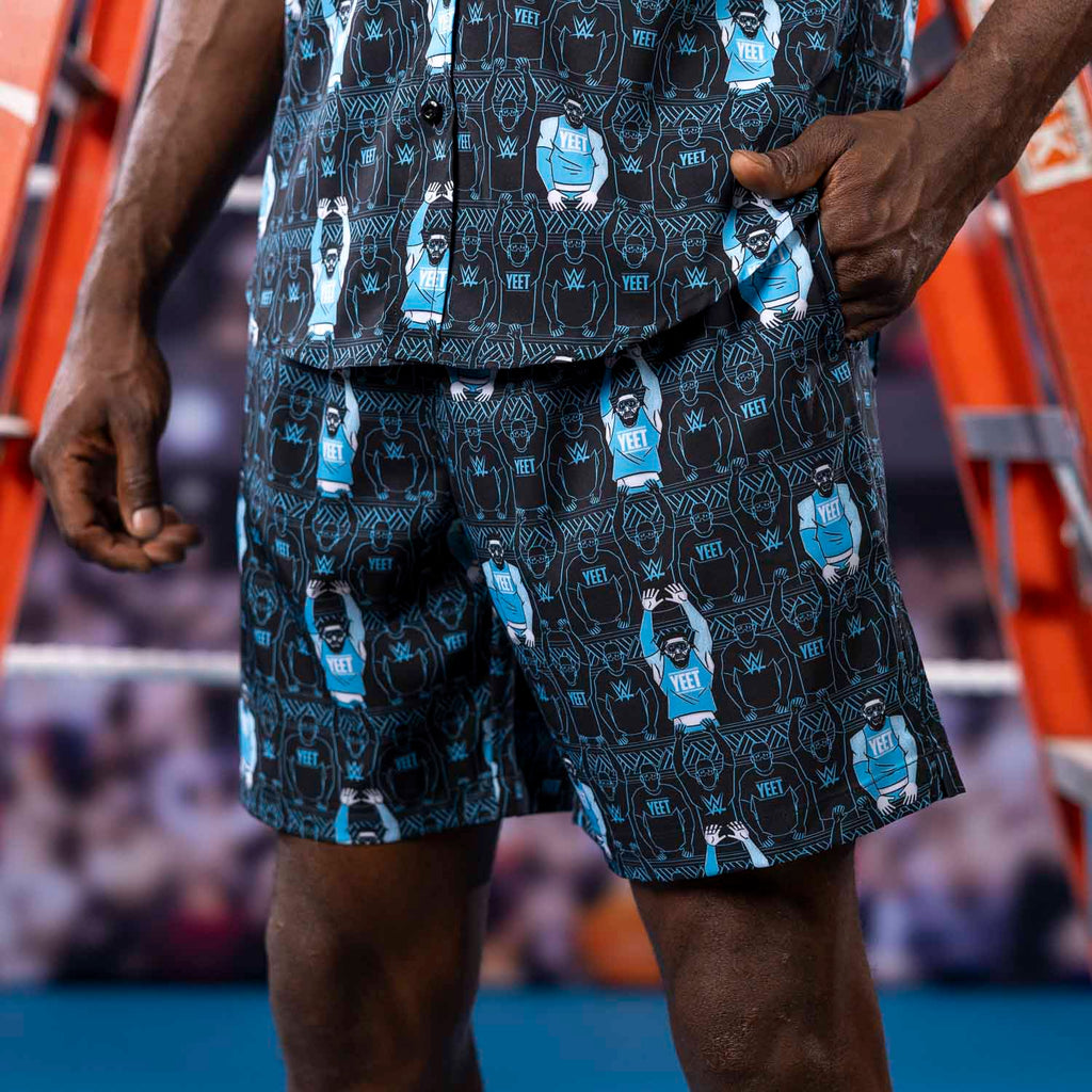 RSVLTS YEET! Hybrid Shorts in Blue — detail 5