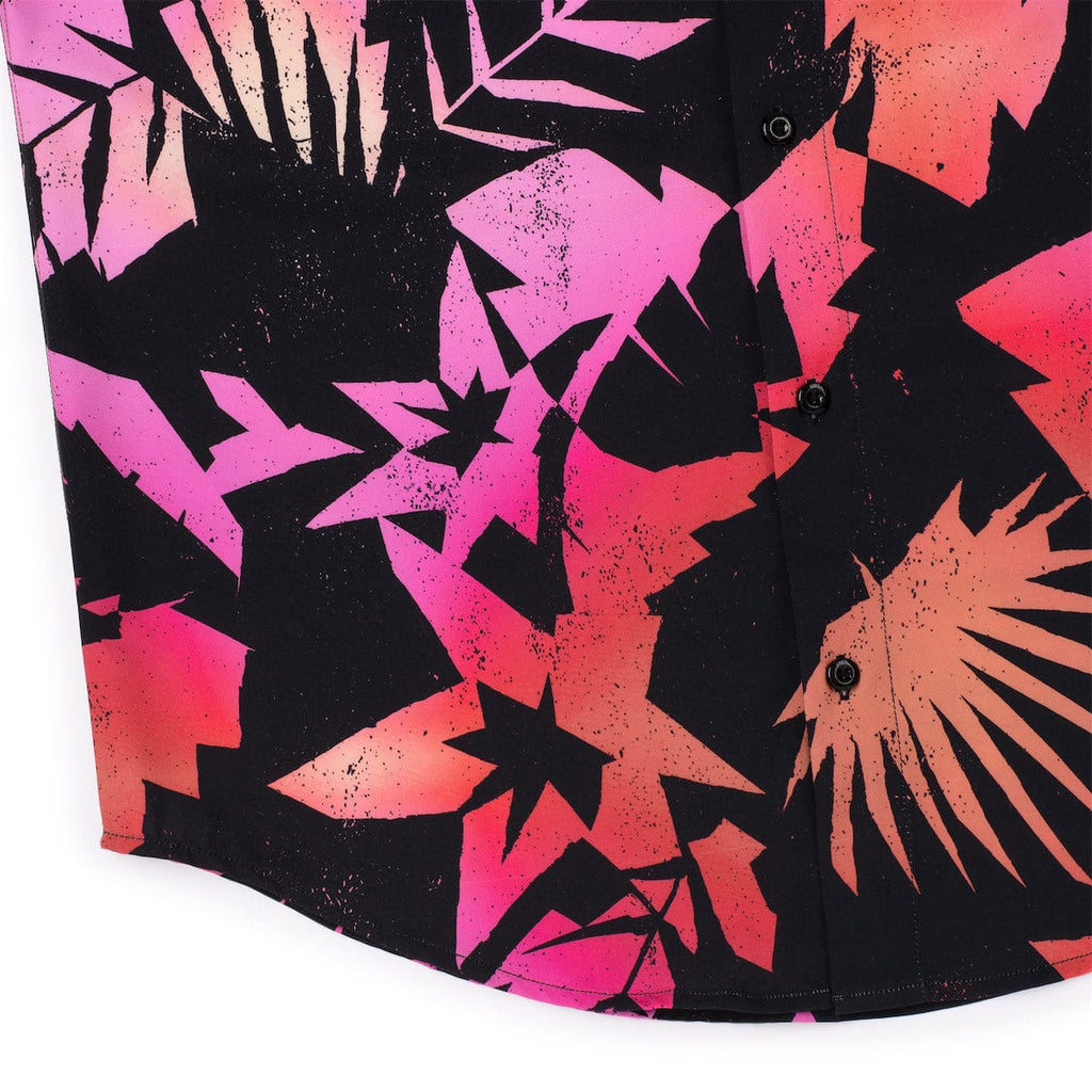 RSVLTS Cut It Out KUNUFLEX Short Sleeve Shirt in Black — detail 11