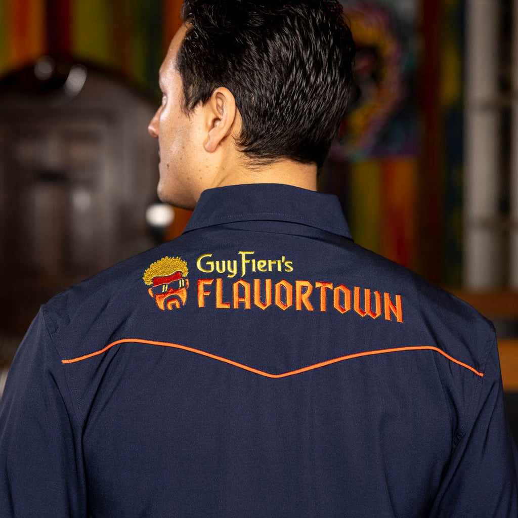 RSVLTS The Fieri Roper Short Sleeve Shirt in Black — detail 6