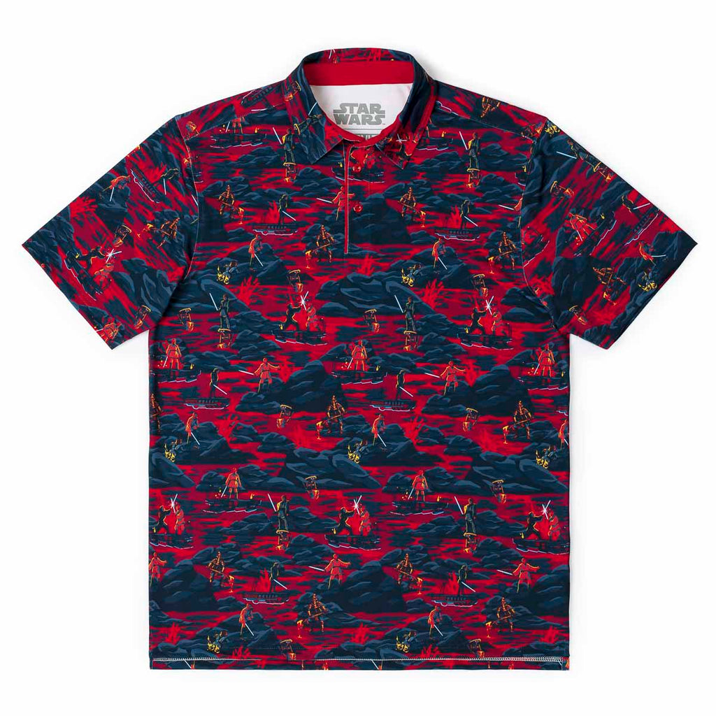 RSVLTS The High Ground All-Day Polo in Red — front view