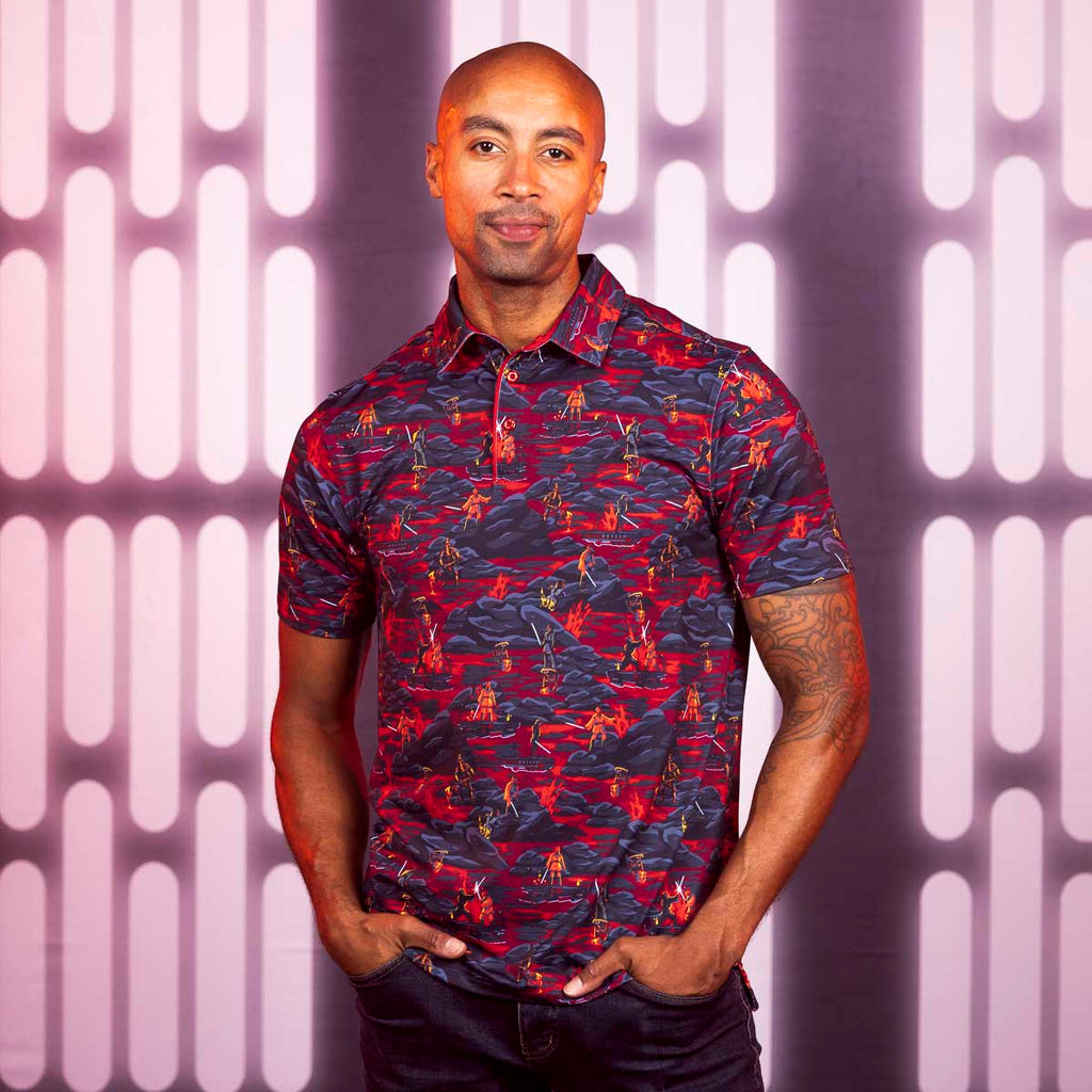 RSVLTS The High Ground All-Day Polo in Red — detail 3