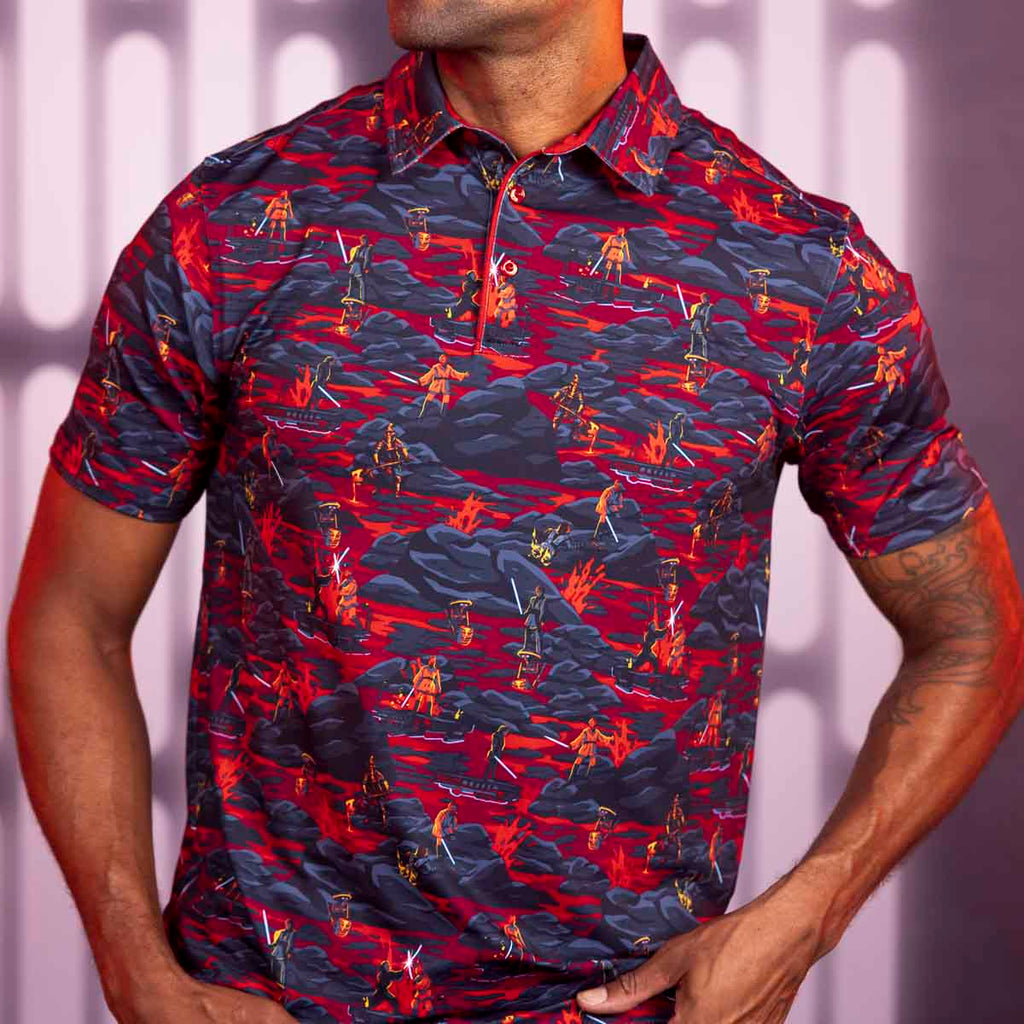 RSVLTS The High Ground All-Day Polo in Red — detail 2