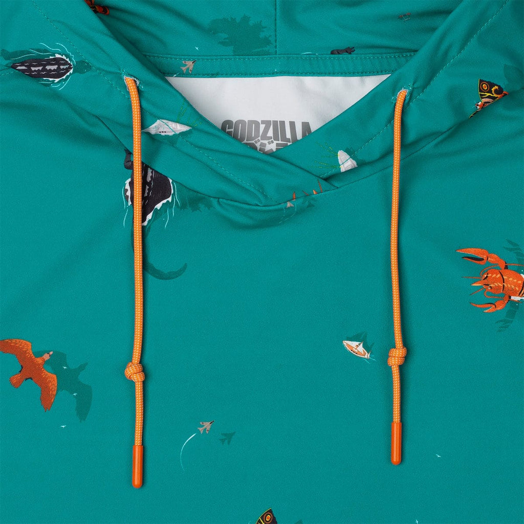 RSVLTS Monsters Unleashed Performance Hoodie in Green — detail 2