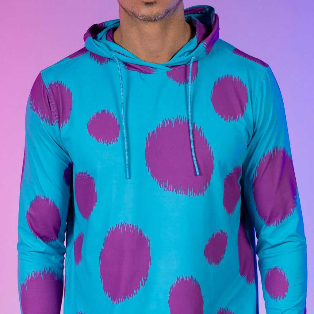 RSVLTS Sulley Performance Hoodie in Blue — detail 6