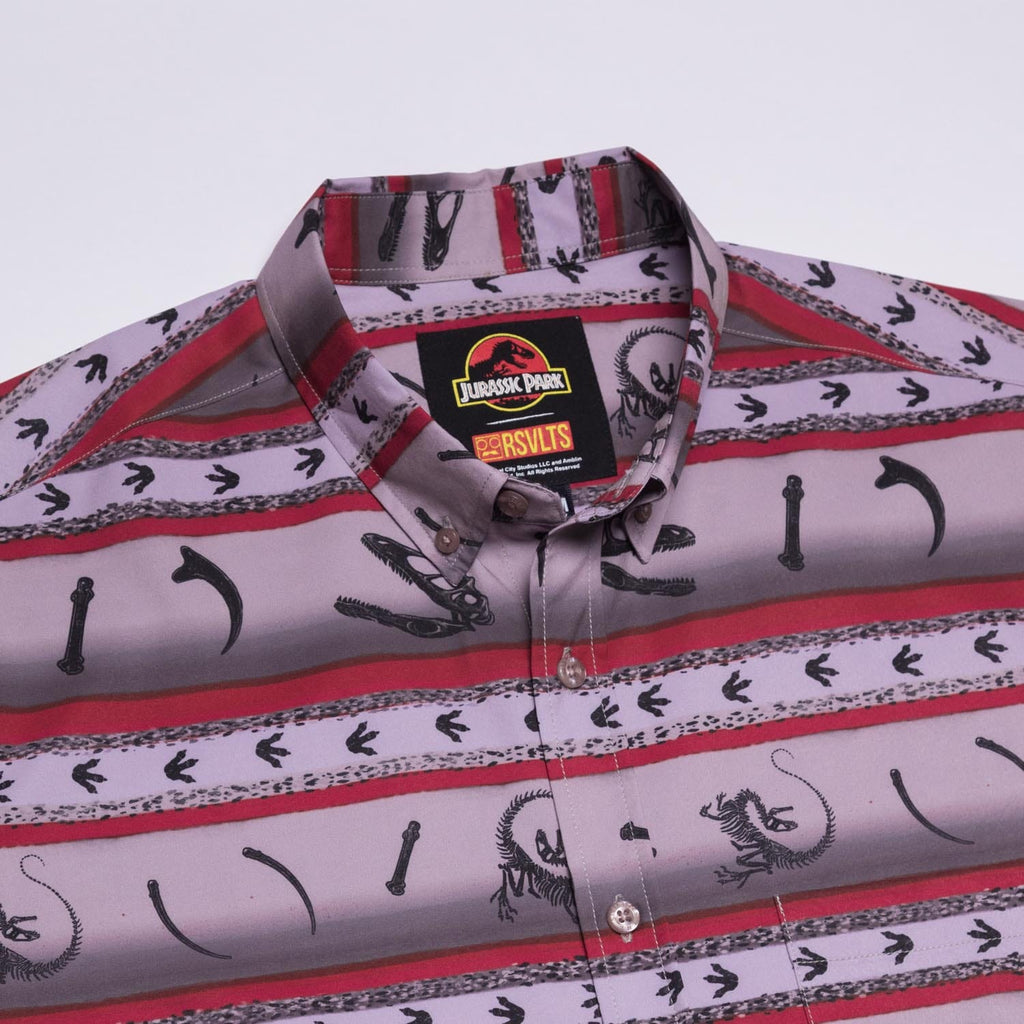RSVLTS Six-Foot Turkey KUNUFLEX Short Sleeve Shirt in Pink — detail 9