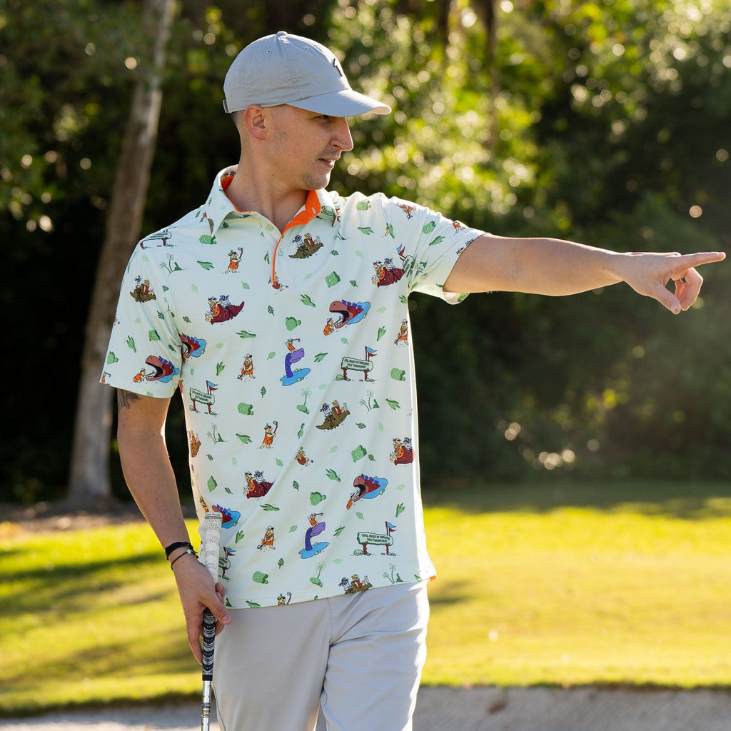 RSVLTS Loyal Order of Dinosaurs' Tourney All-Day Polo in Green — detail 8