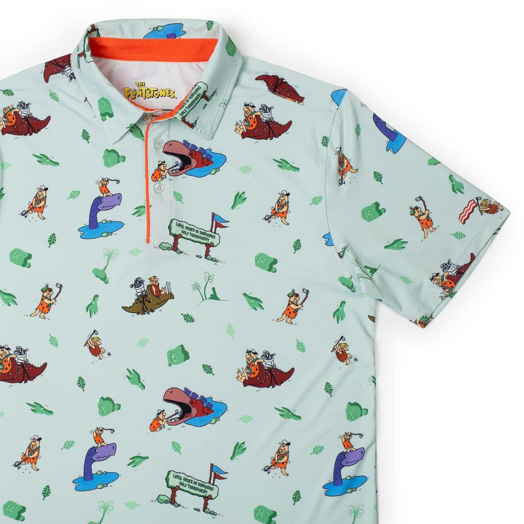 RSVLTS Loyal Order of Dinosaurs' Tourney All-Day Polo in Green — detail 5