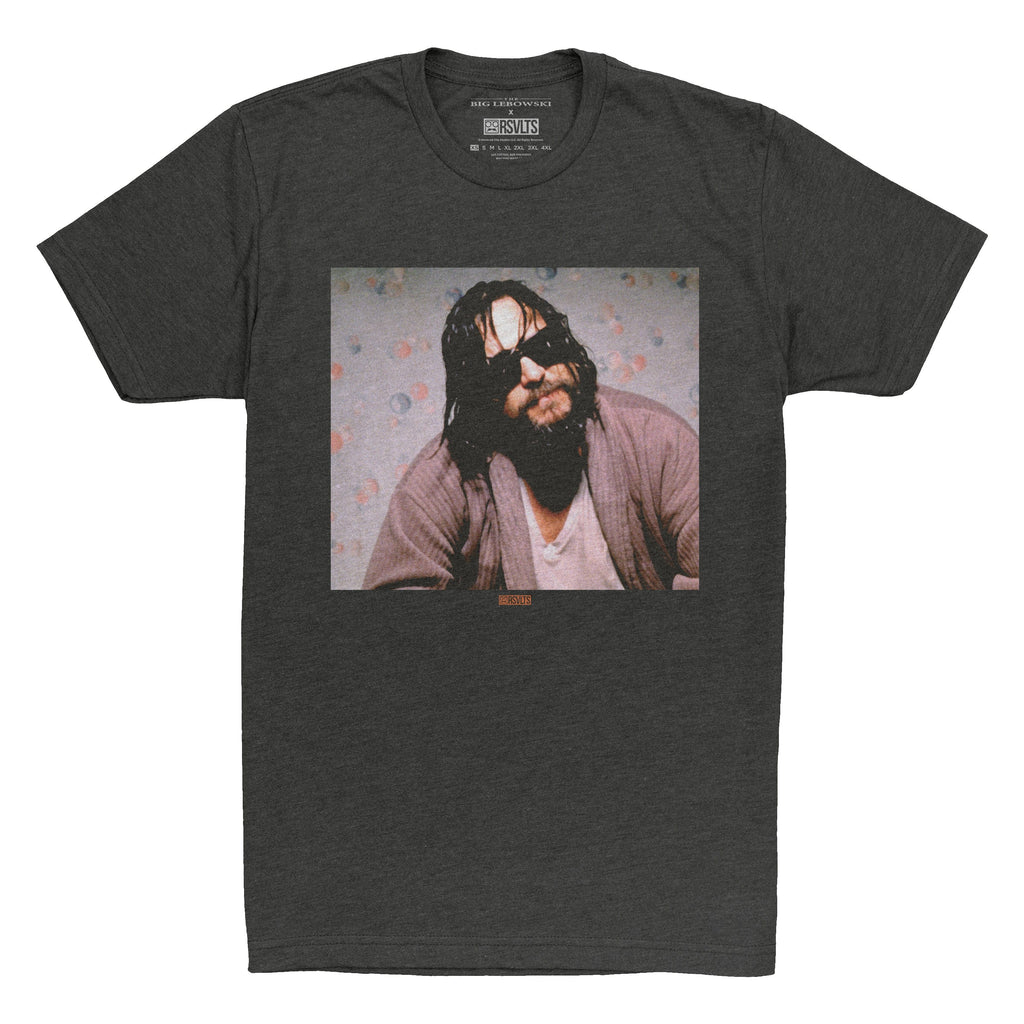 RSVLTS Housebroken Crewneck Tee in Black — front view