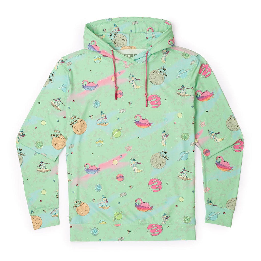 RSVLTS Boba Fett's Debut Performance Hoodie in Green — detail 5