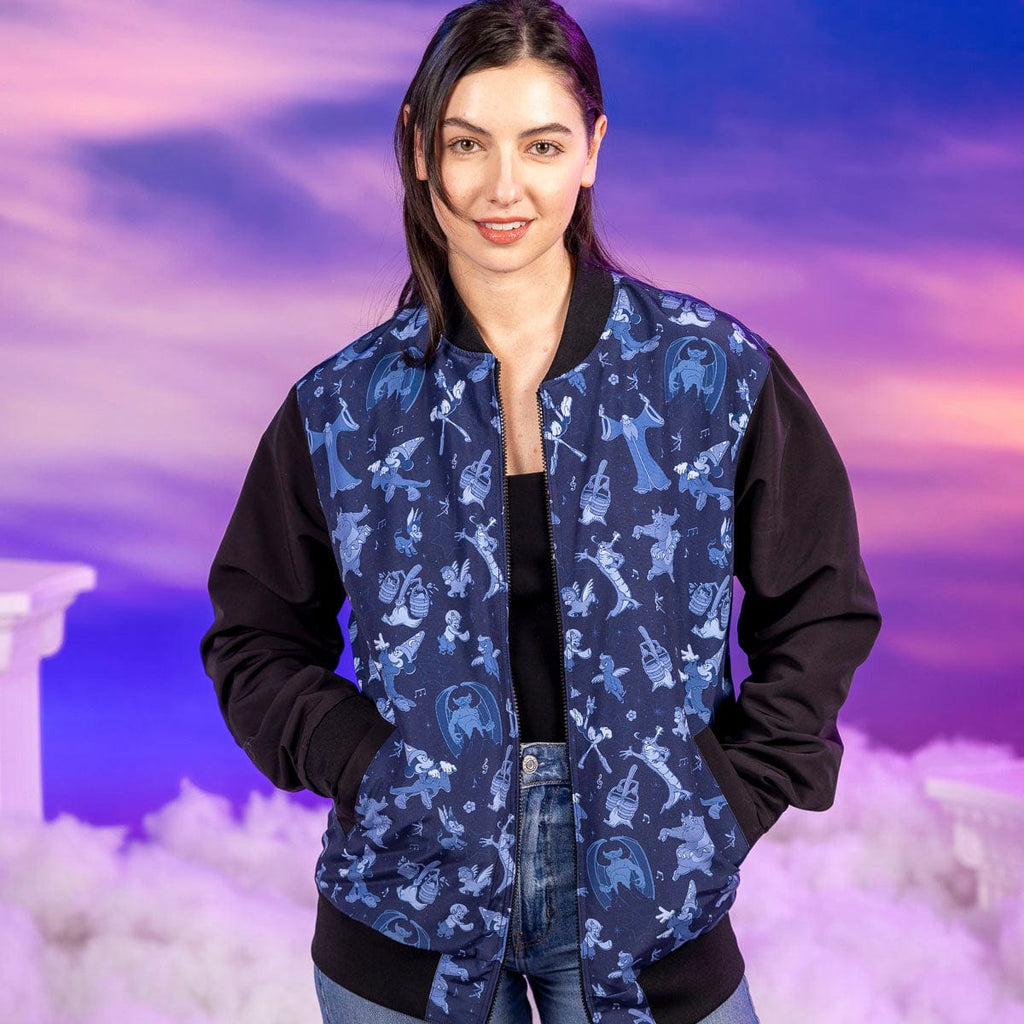 RSVLTS Stereophonic Sound Reversible Bomber Jacket in Black — detail 4