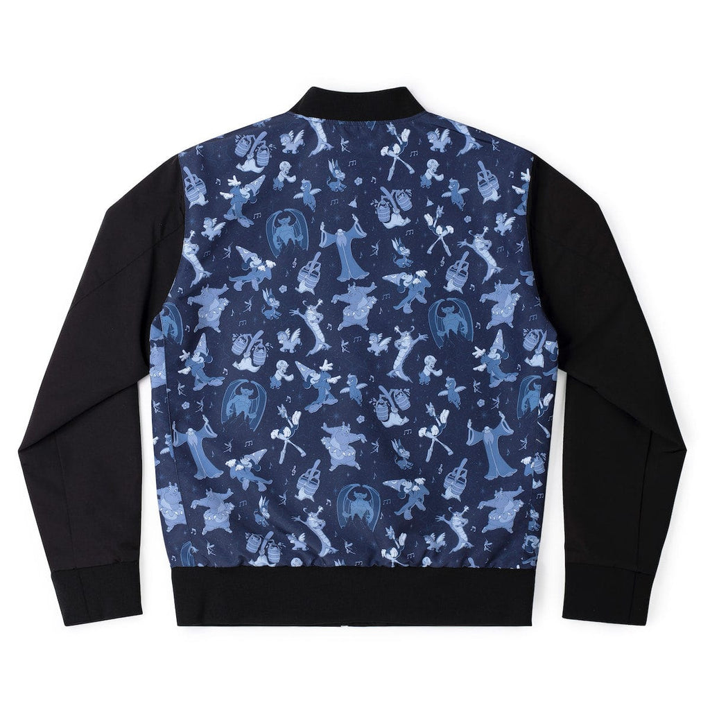 RSVLTS Stereophonic Sound Reversible Bomber Jacket in Black — detail 11