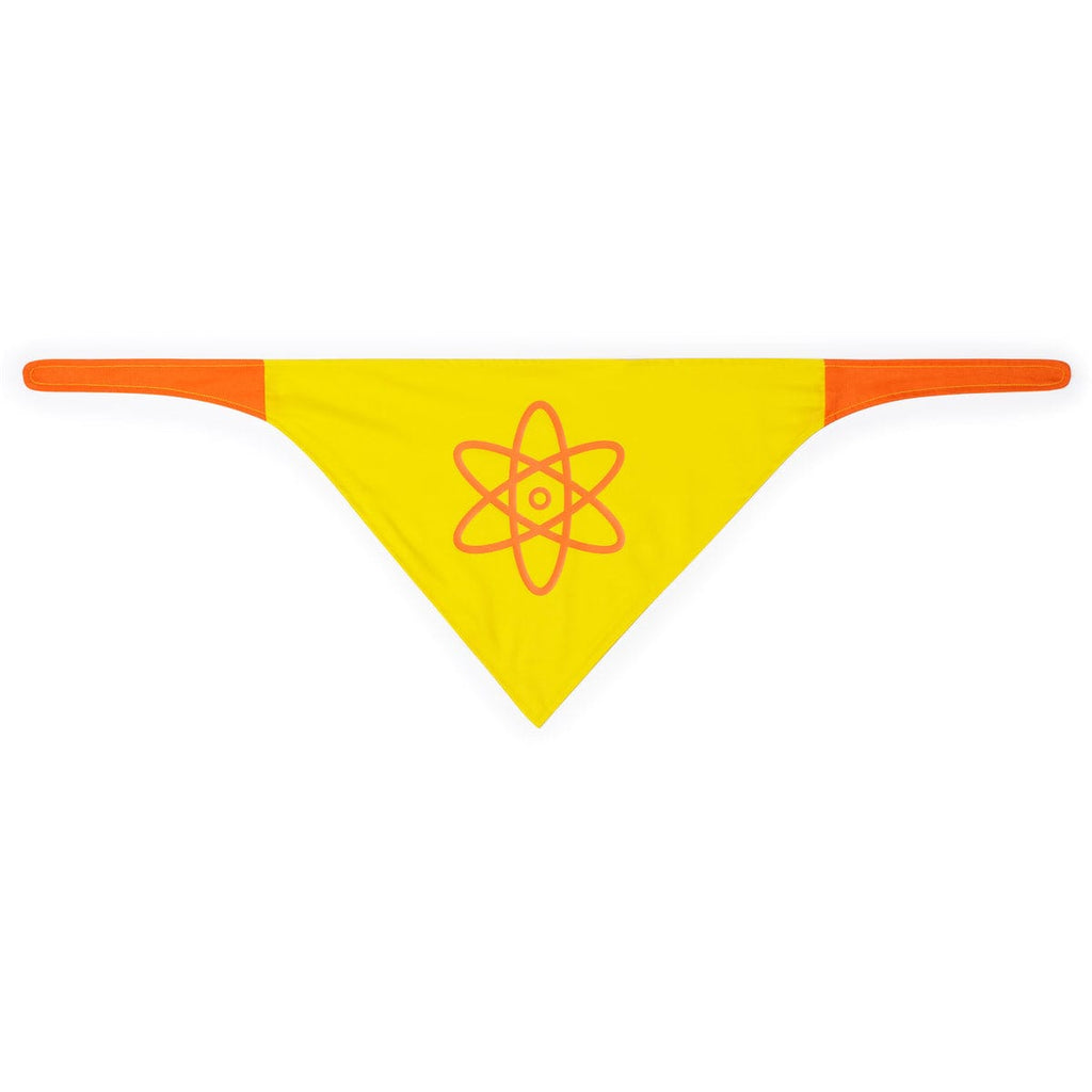 RSVLTS Feel the Power Dog Bandana in Orange — front view