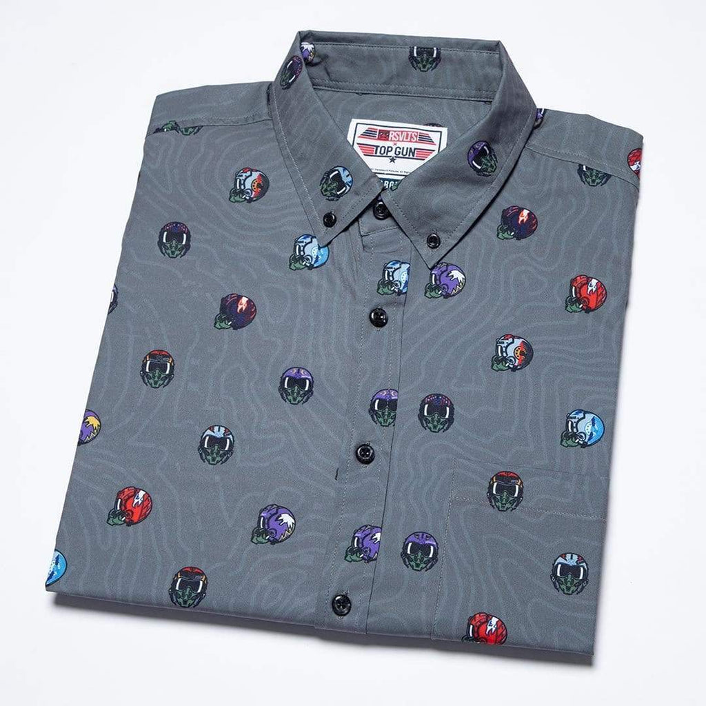 RSVLTS Best of the Best KUNUFLEX Short Sleeve Shirt in Gray — detail 2