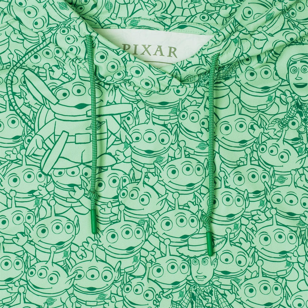 RSVLTS The Crane Escape Performance Hoodie in Green — detail 6