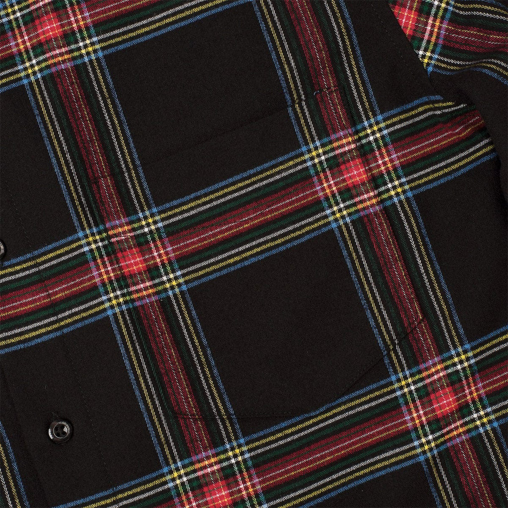 RSVLTS Jackie Flan BorlandFlex Long Sleeve Flannel in Brown — detail 7