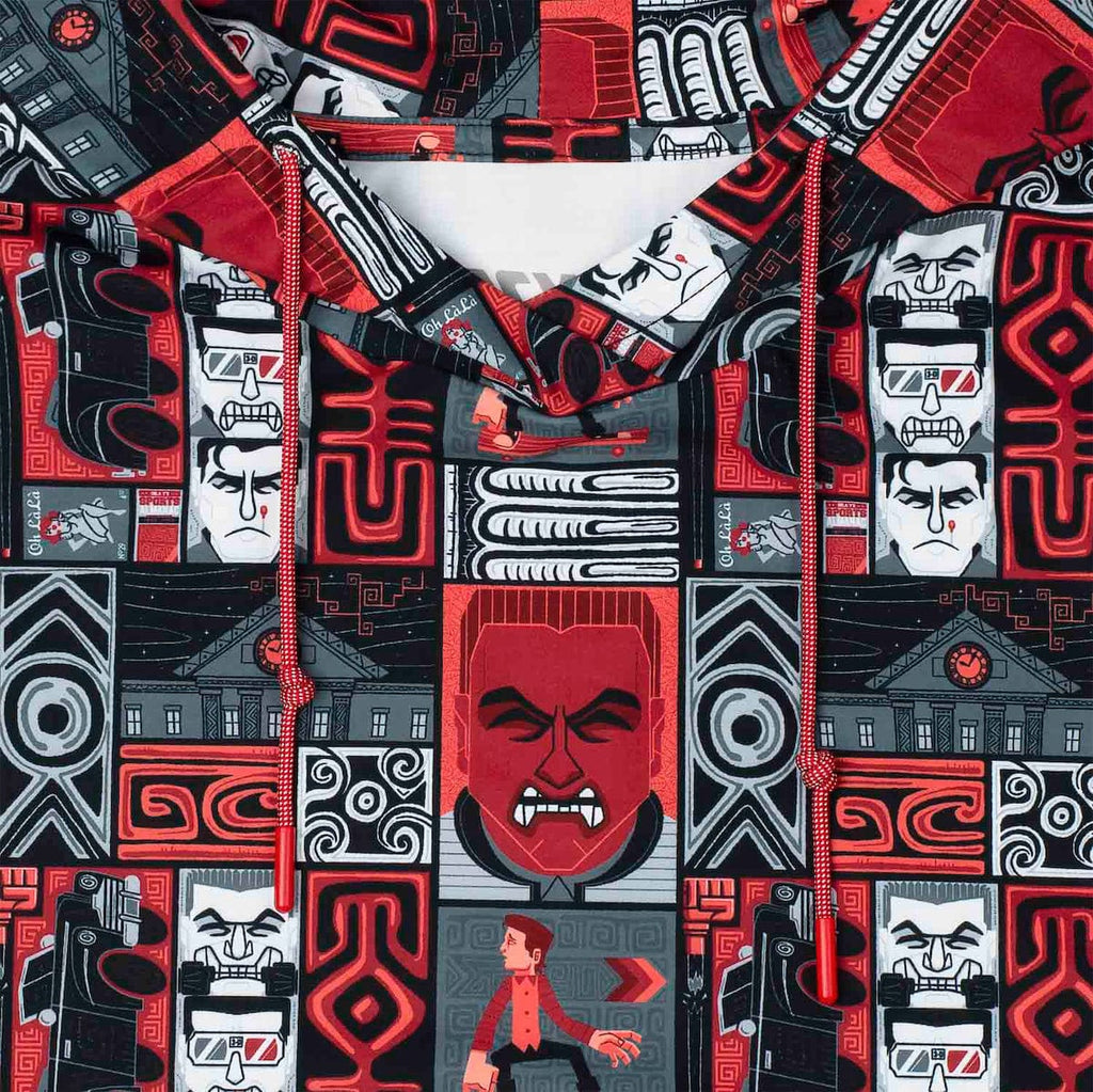 RSVLTS Hey McFly! Performance Hoodie in Black — detail 3
