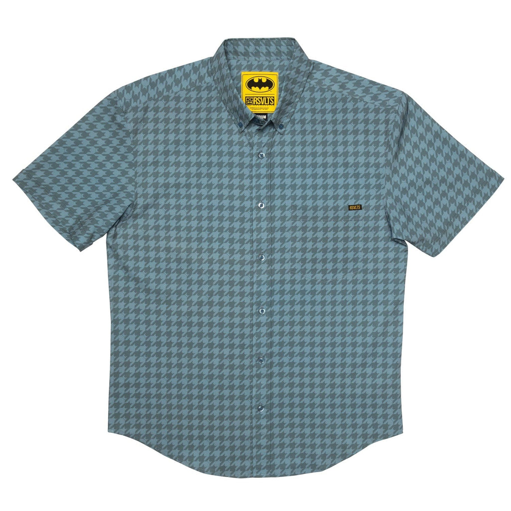 RSVLTS Batfang KUNUFLEX Short Sleeve Shirt in Blue — detail 2
