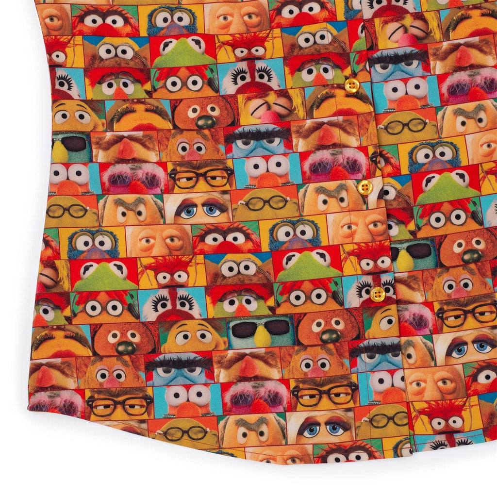 RSVLTS Muppet Vision Women's KUNUFLEX Short Sleeve Shirt in Multicolor — detail 10