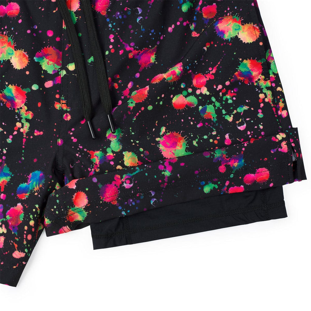 RSVLTS Supernova V1 Lined Training Shorts in Black — detail 4