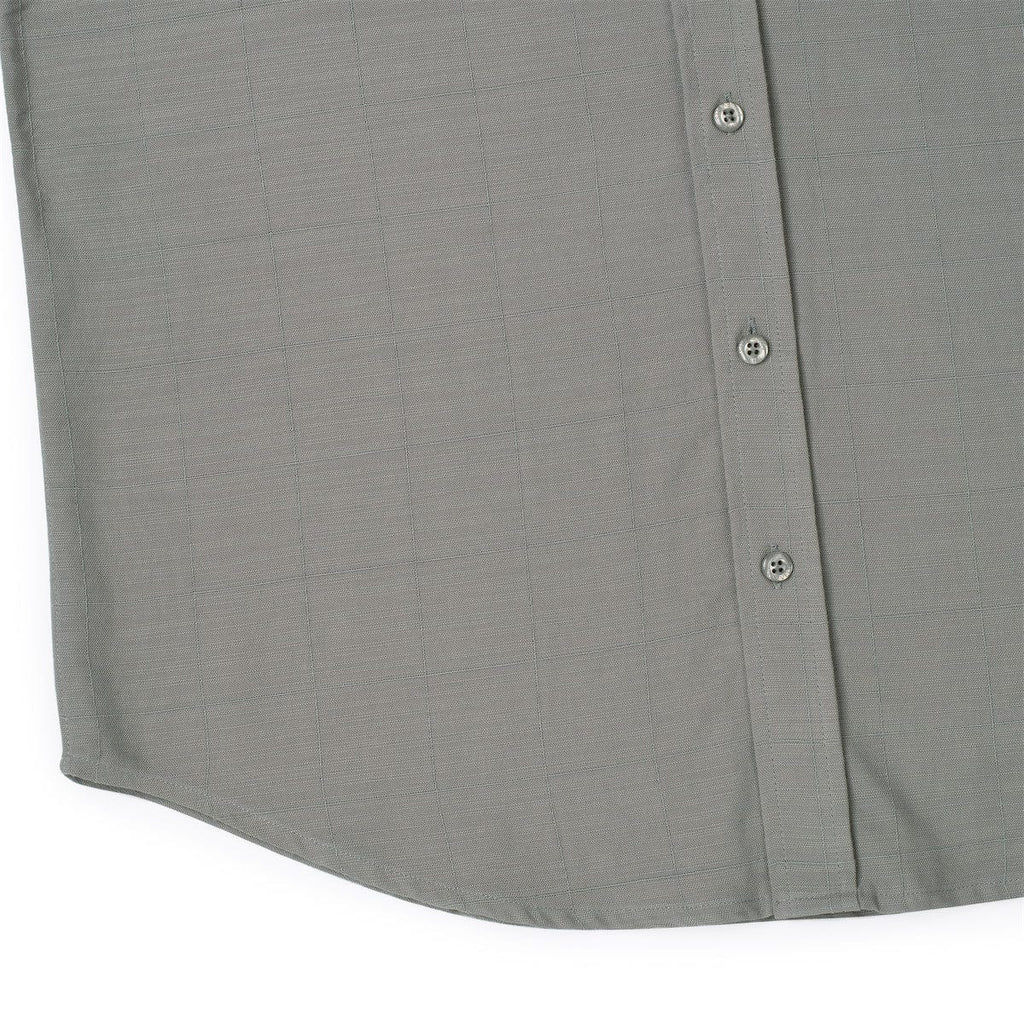 RSVLTS Volcanic Ash Bamboo Short Sleeve Shirt in Gray — detail 9