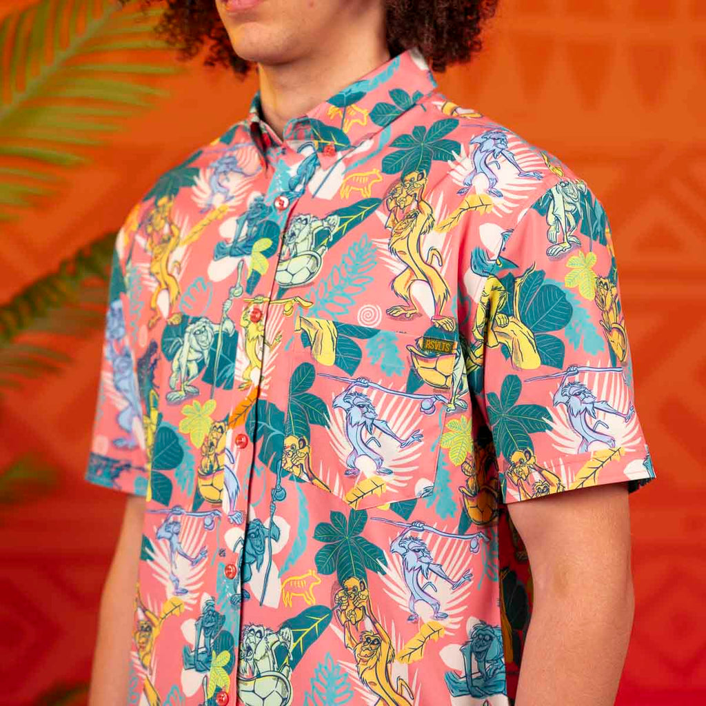RSVLTS Peak Rafiki KUNUFLEX Short Sleeve Shirt in Multicolor — front view