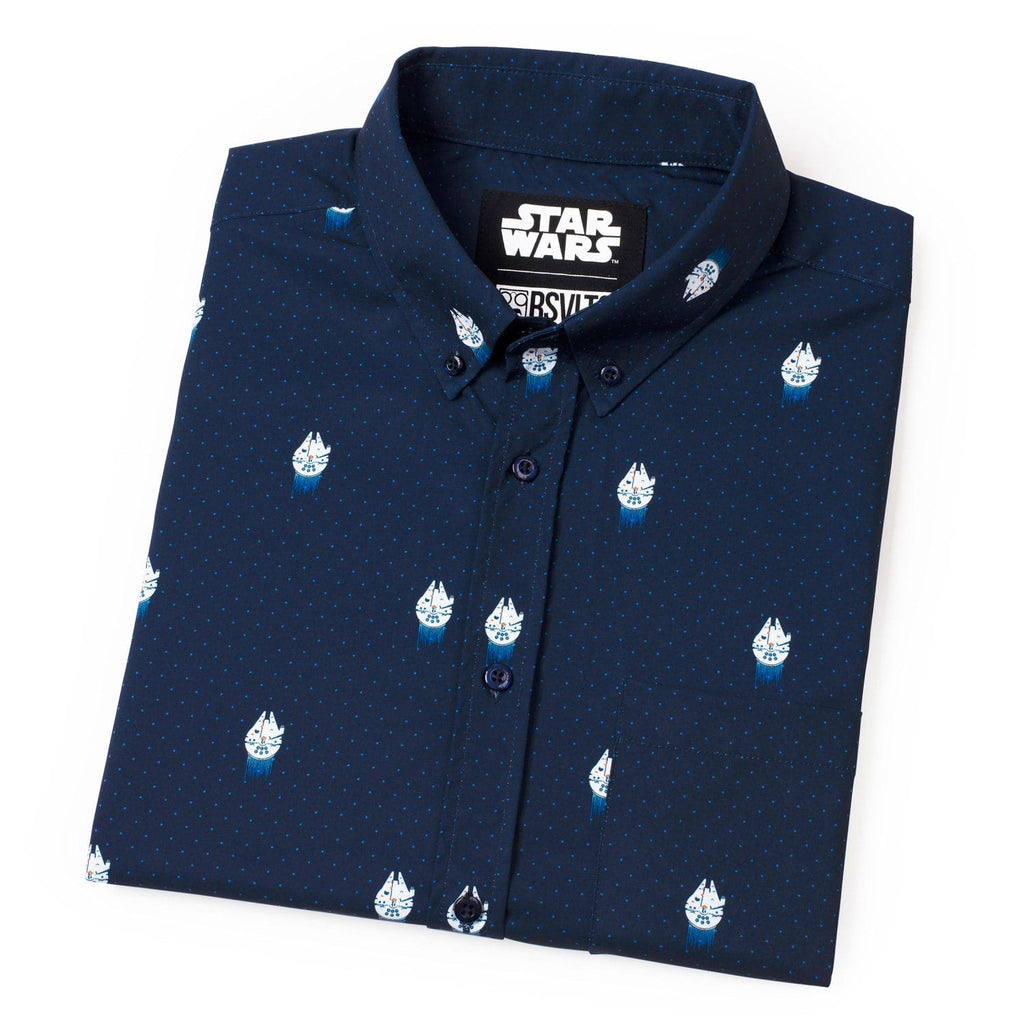 RSVLTS 12 Parsecs KUNUFLEX Short Sleeve Shirt in Blue — detail 16
