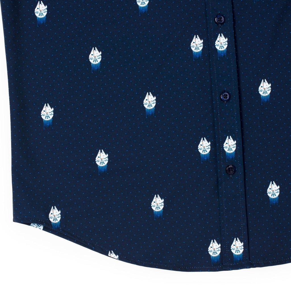 RSVLTS 12 Parsecs KUNUFLEX Short Sleeve Shirt in Blue — detail 13