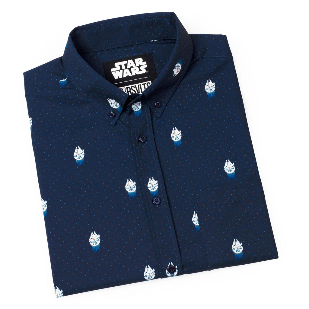 RSVLTS 12 Parsecs KUNUFLEX Short Sleeve Shirt in Blue — detail 15