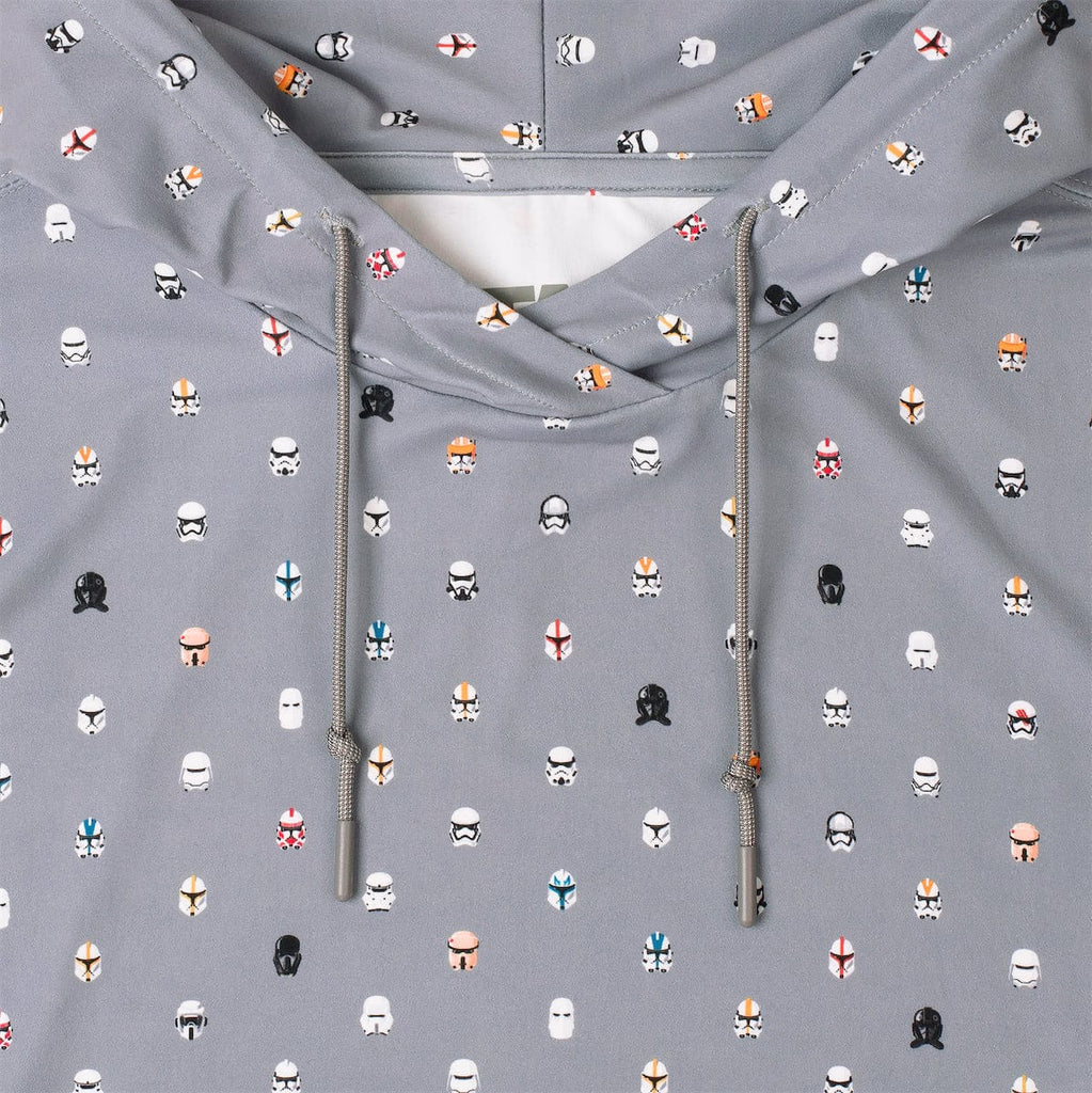 RSVLTS Lil Troopers Performance Hoodie in Gray — detail 5
