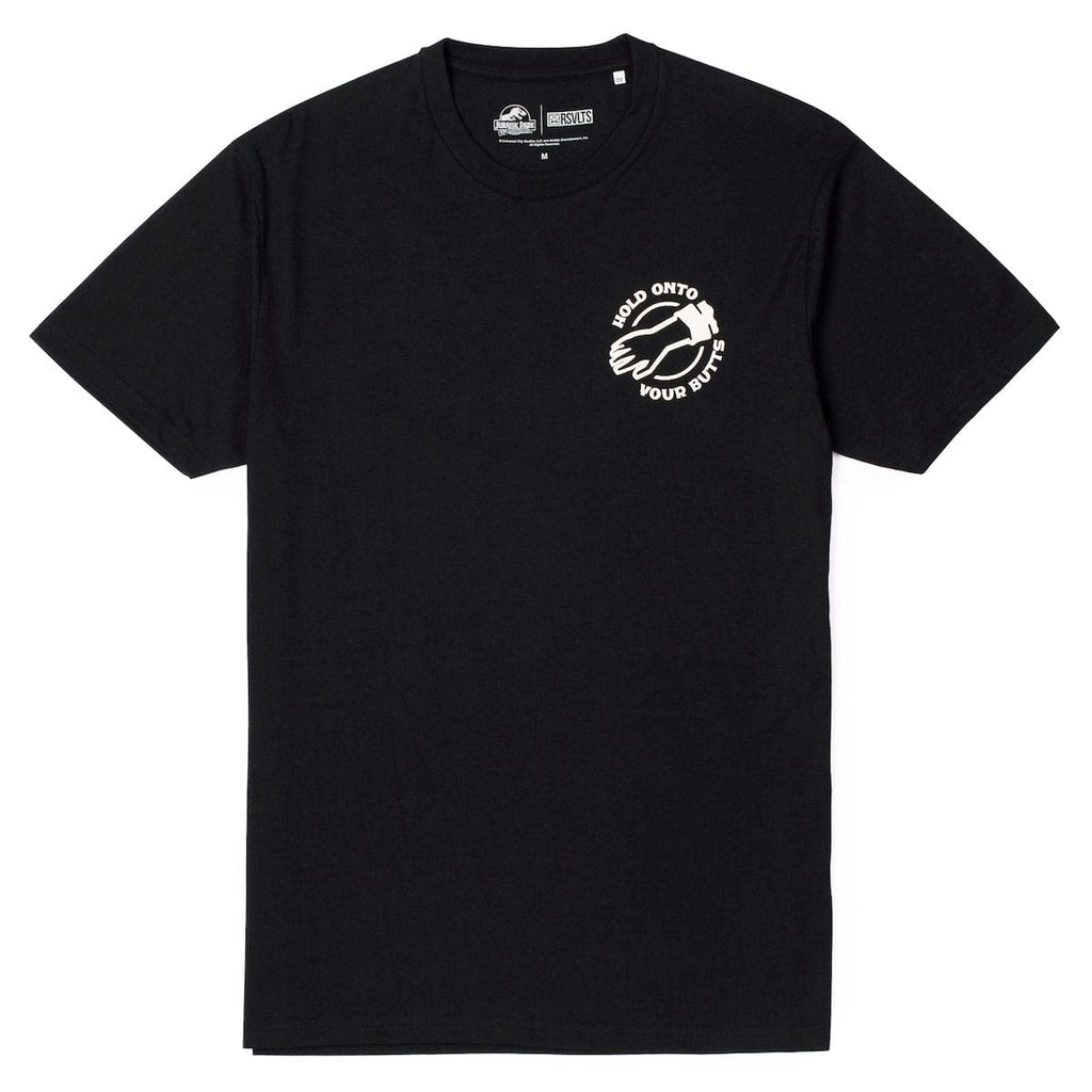 RSVLTS Hold Onto Your Butts Crewneck Tee in Black — detail 2
