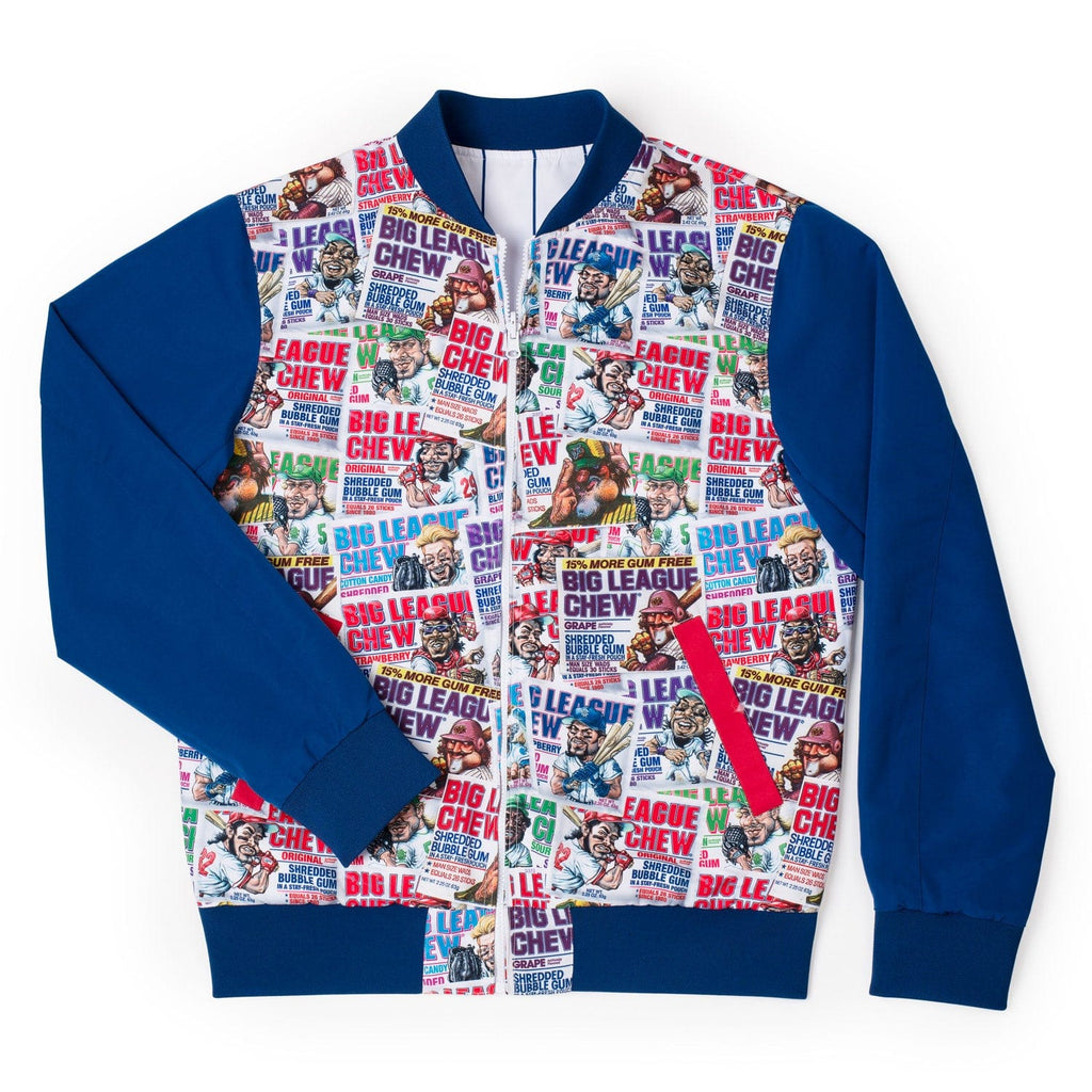 RSVLTS Vintage Pouches Reversible Bomber Jacket in White — detail 2