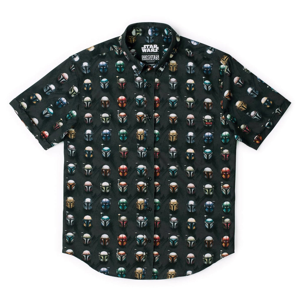 RSVLTS This Is The Way KUNUFLEX Short Sleeve Shirt in Black — detail 3