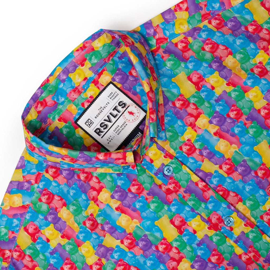 RSVLTS Gummy Bears KUNUFLEX Short Sleeve Shirt in Multicolor — detail 4