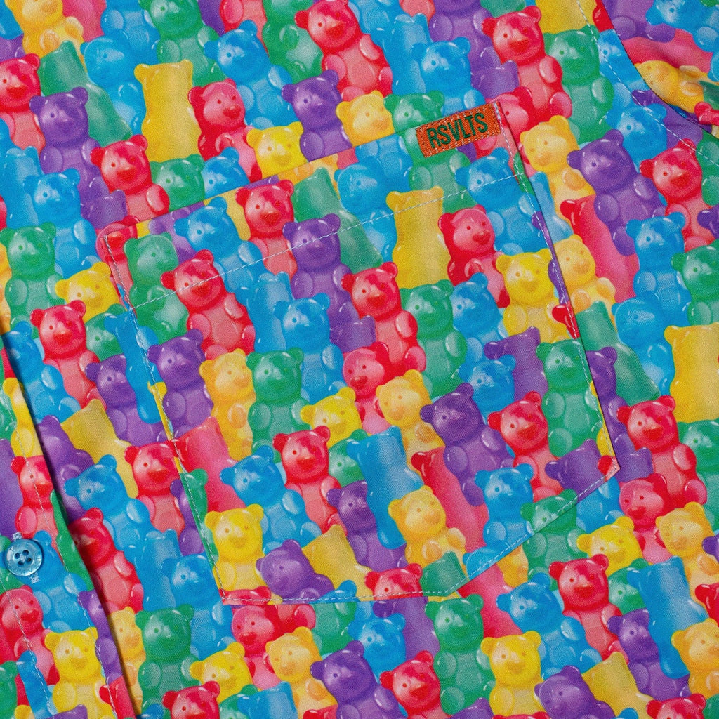RSVLTS Gummy Bears KUNUFLEX Short Sleeve Shirt in Multicolor — detail 2
