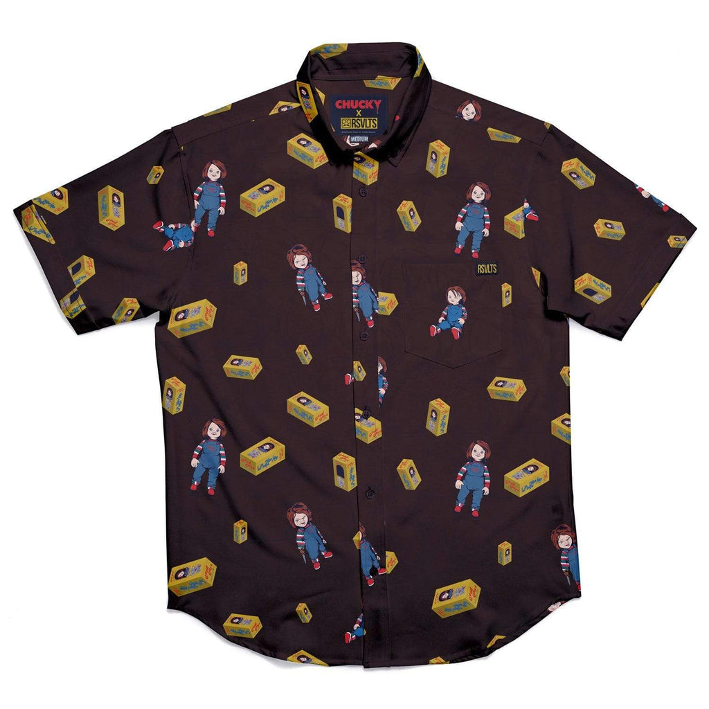 RSVLTS Wanna Play? KUNUFLEX Short Sleeve Shirt in Purple — detail 2